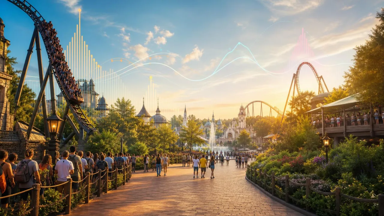 Wachttijden Efteling, Phantasialand en Walibi: pieken en rust