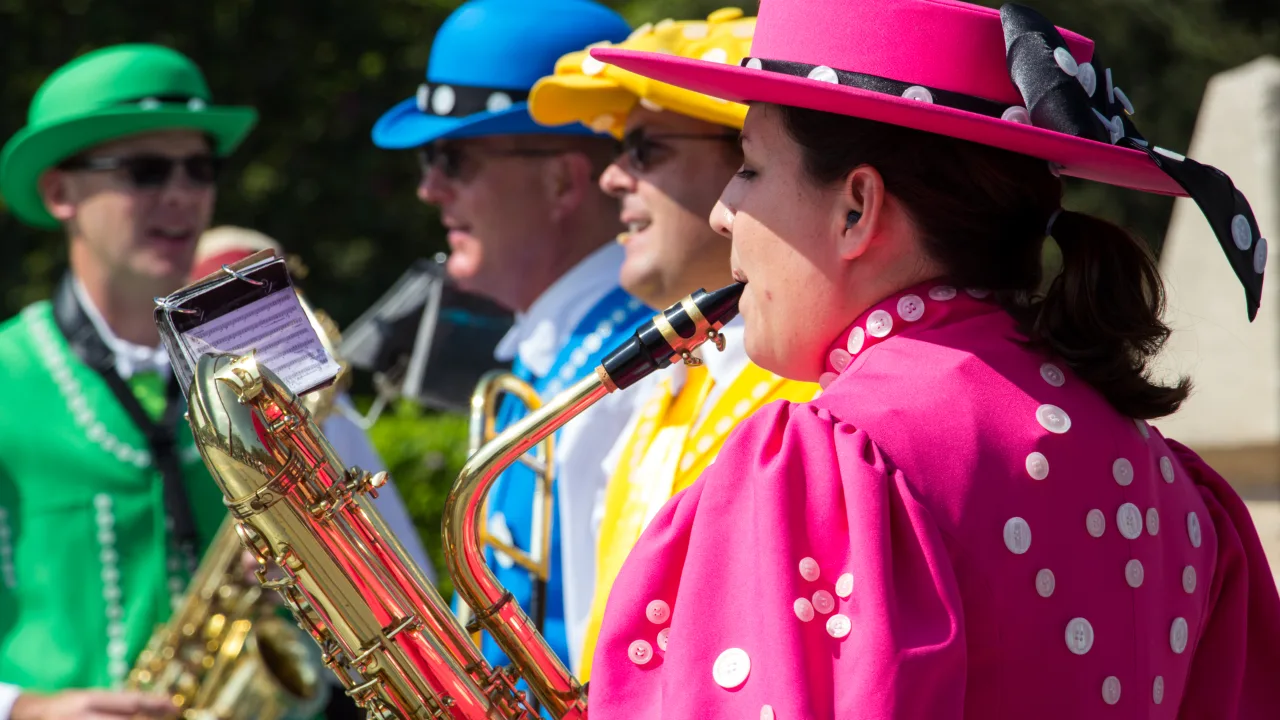 Pearly Band near "it's a small world"