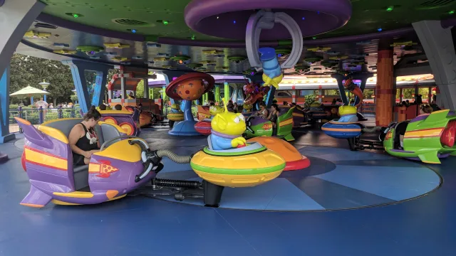 Alien Swirling Saucers