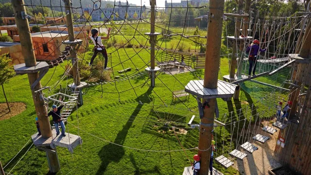 High Ropes Course in Holiday Village