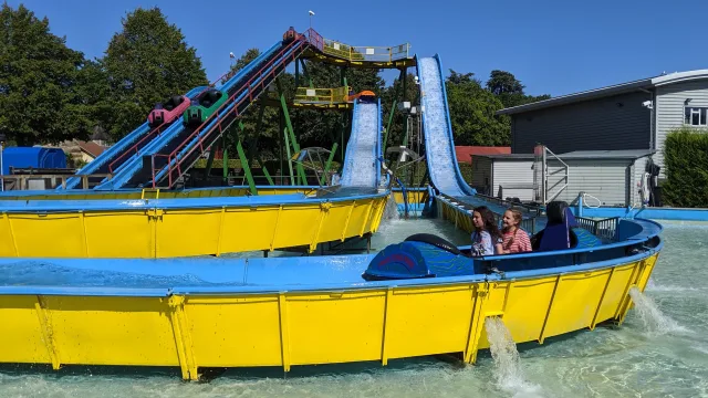 Raging River Ride Log Flume