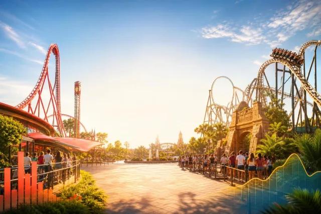 Tiempos de espera Ferrari Land y PortAventura: casi empate